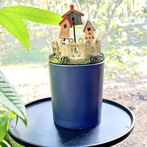 Vintage Yankee Candle Birdhouses Jar Candle Topper cottagecore coastal grandma